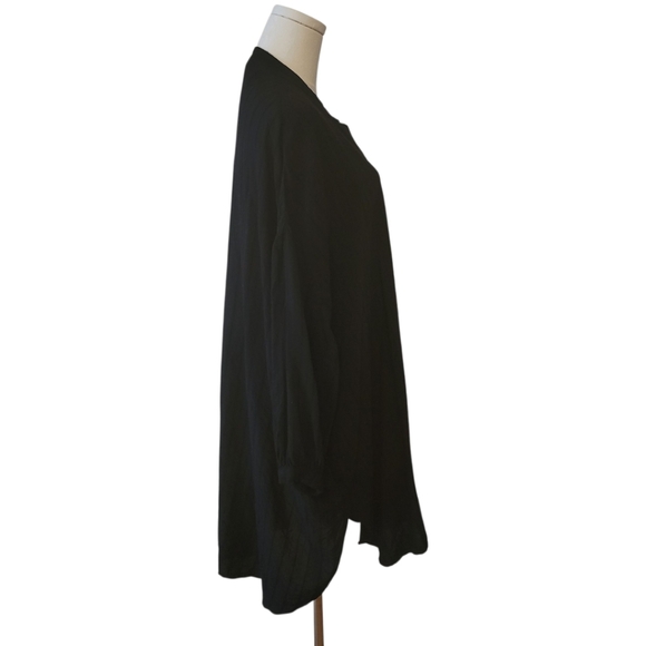 Zara Black Oversized Shirt Dress Size Small-Medium - Picture 2 of 4
